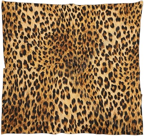 Photo 1 of Animal Leopard / Cheetah / Jaguar Skin Square Silk Pillow Cushion Case , 2 Pack Set 18 x 18