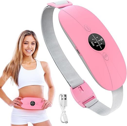 Photo 1 of Heating Pad for Period Cramps, 3 Heat Levels and 3 Massage Modes, Portable Heating Pad for Menstrual Cramps Relief, Electric Heat Belt Gifts for Her, Cordless Back Belly Heated Belt for Women and Girl

