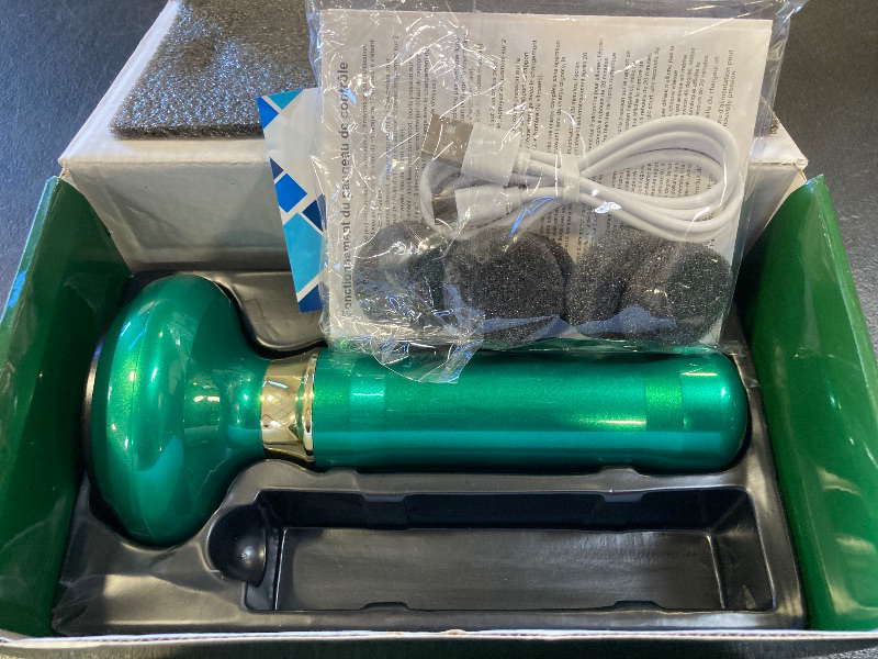 Photo 1 of Intelligent Negative Pressure Cupping and Scraping Device, 12 Level Adjustable Cupping Massager, Intelligent Cupping Massage Device for Back Muscle Soreness, Green

