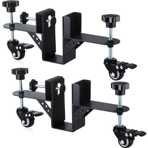 Photo 1 of 2 Pcs Heavy Duty Door Installation Kit Door Dolly Installation Tools Lifter for 4/5" to 2-2/5" Thick, 300 Lbs Capacity, Commercial Residential Use
