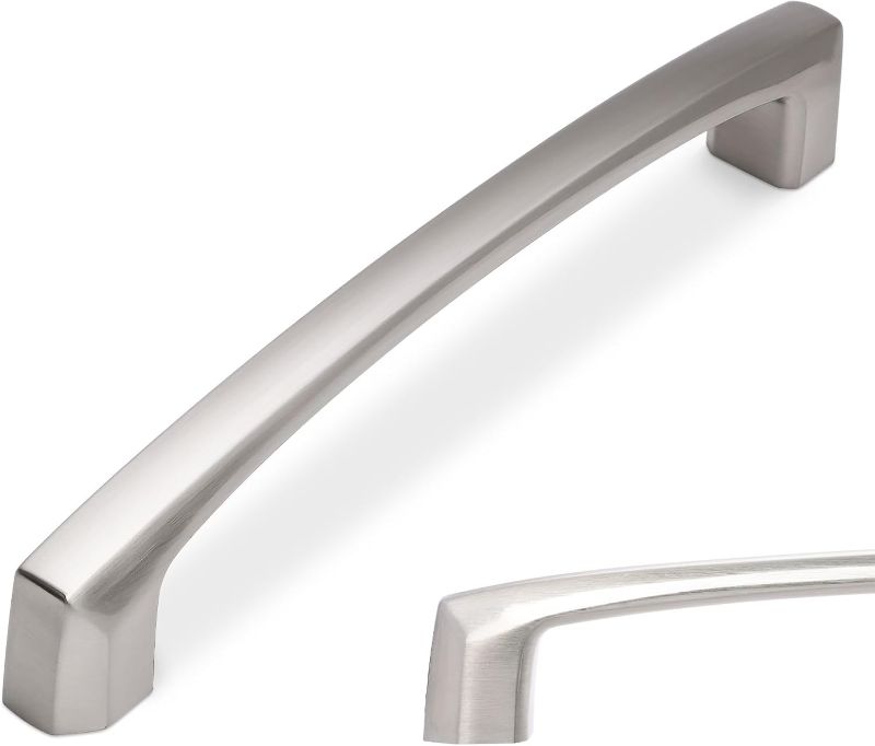 Photo 1 of 20 Pack 5 Inch Kitchen Cabinet Handles Brushed Satin Nickel Cabinet Pulls Silver Drawer Pulls Zinc Alloy Kitchen Hardware

