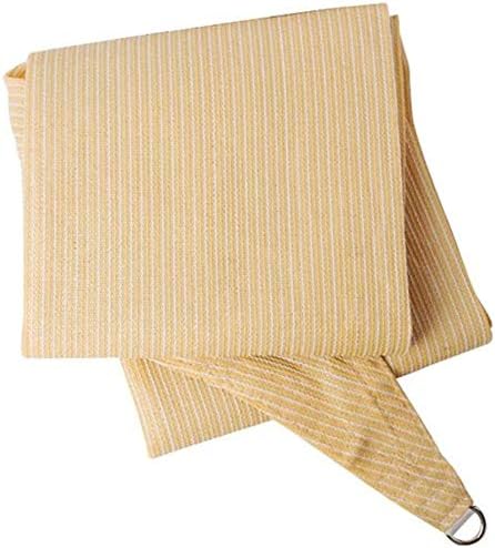 Photo 1 of Outdoor Sun Shade Cloth, 12'x12'x17', Pergola, Deck, and Backyard Patio Sunshade with UV Protection, Heat Resistant HDPE Material, Reinforced Grommets (Wheat)
