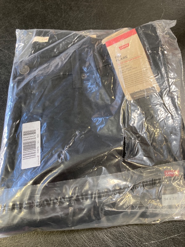 Photo 1 of Levi's Women's 726 High Rise Flare Jeans, (New) Soft Black, 34 x 32 Regular