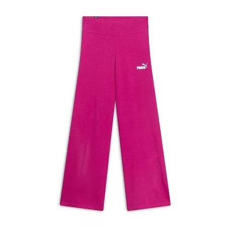 Photo 1 of Puma Women's Essentials Straight Leg Full-Length Pants - Pink - L
