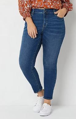 Photo 1 of a.n.a - Stretch Fabric Women's Mid Rise Skinny Fit Jegging Jean- 22W