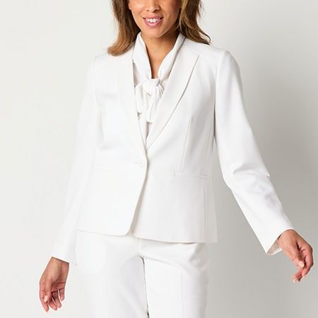 Photo 1 of Black Label by Evan-Picone Women's Classic Fit Suit Jacket, 4, White

