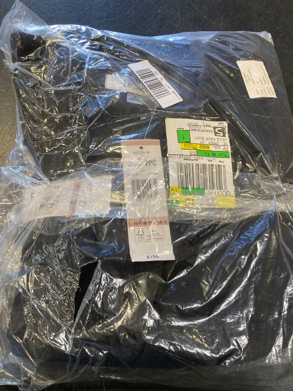 Photo 1 of Le Suit 2-pc. Straight Leg Pant Suit, 12, Black
