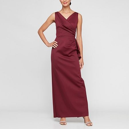 Photo 1 of Atelier Danielle Smoothing and Slimming Collection Women's Sleeveless Evening Gown, 14, Purple
