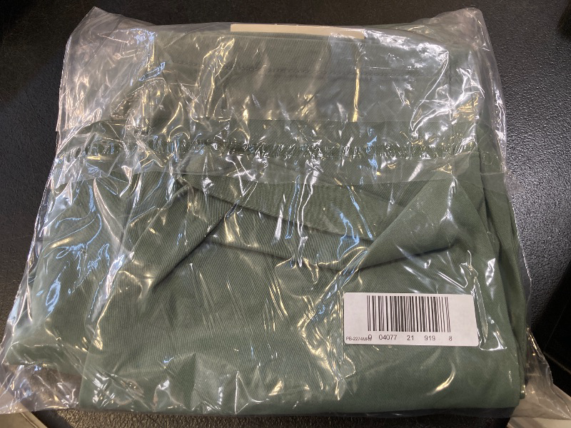 Photo 1 of St. John's Bay Women's Relaxed Fit Girl Friend Chino Pant, 14 Petite, Green
