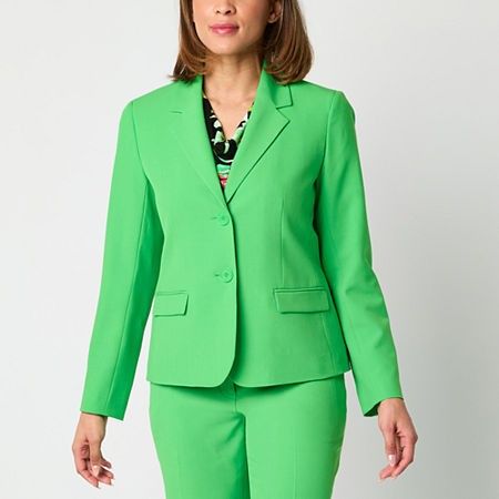 Photo 1 of Black Label by Evan-Picone Women's Classic Fit Suit Jacket, 10, Green
