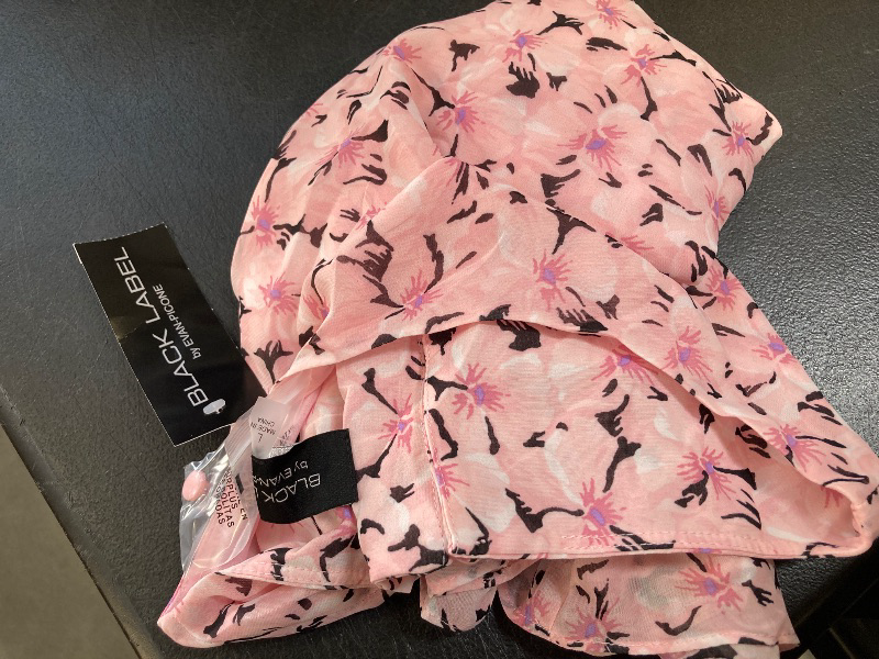 Photo 1 of Black Label by Evan-Picone Women's Crew Neck 3/4 Sleeve Blouse, Large, Pink
