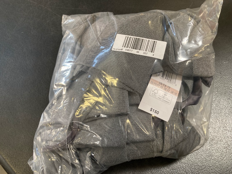 Photo 1 of Le Suit 2-pc. Straight Leg Pant Suit, 12, Gray
