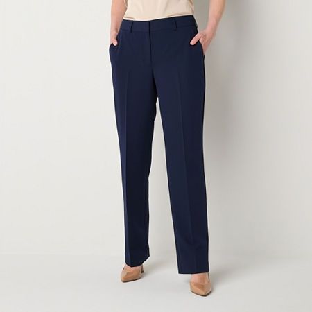 Photo 1 of Worthington Womens Modern Curvy Trouser, 16, Blue
