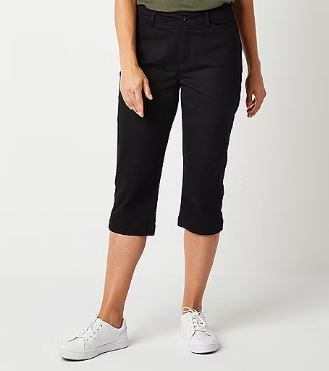 Photo 1 of St. John's Bay Secretly Slender Womens Slim Mid Rise Capri Pant - 12P 
