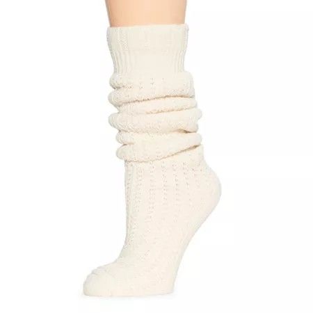 Photo 1 of Arizona Slouch Women's 1 Pair Crew Socks, 4-10, White
