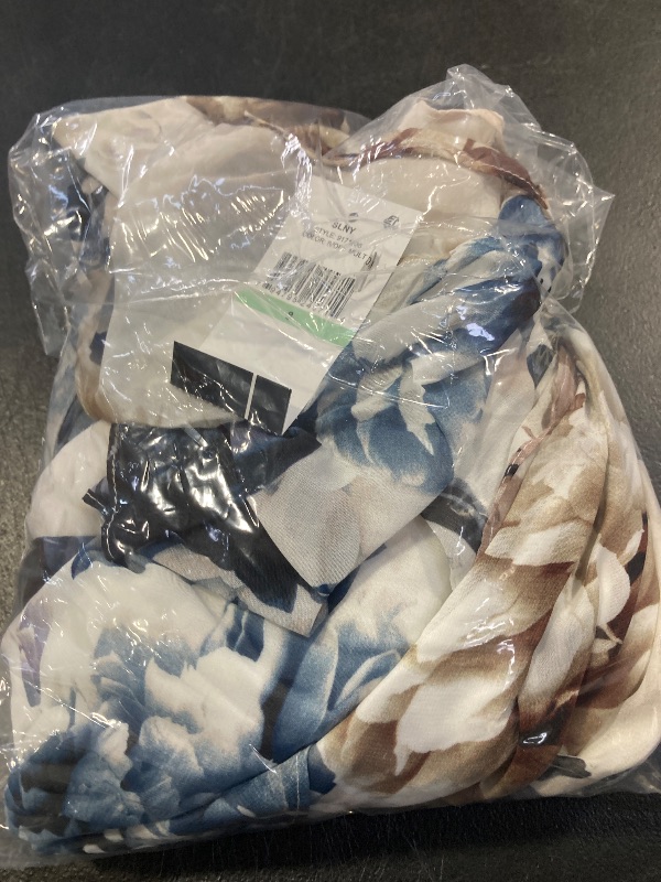Photo 1 of S. L. Fashions Women's Short Sleeve Midi Floral Shift Dress - 8
