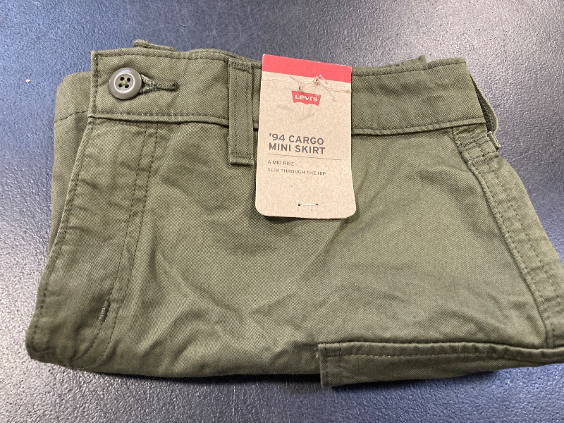 Photo 1 of Levi's® Women's Mini Cargo Skirt Olive Night - 28