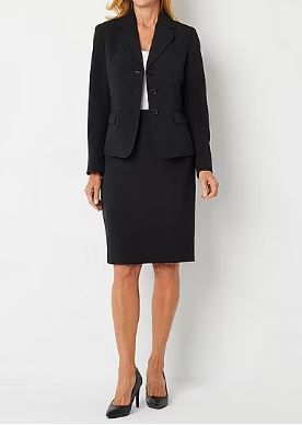 Photo 1 of Le Suit 2-pc. Knee Length Skirt Suit - 16

