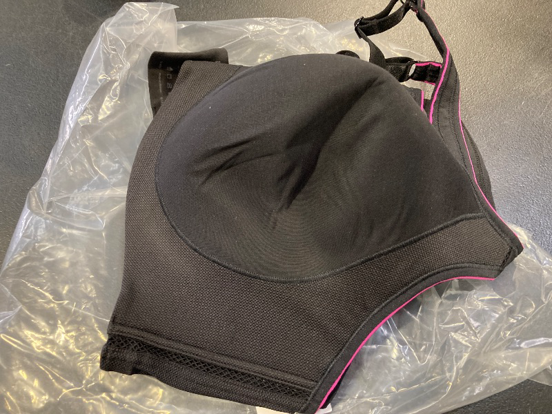 Photo 1 of Dominique Women's Zoe Pro Max Support Convertible Racerback Bra (32B-44I) #6100 - Black - 44F
