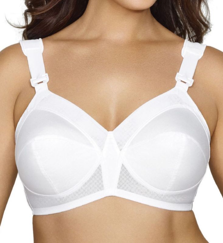 Photo 1 of Exquisite Form Women's Wireless Original Full Support Bra in White | Size: 40DD 
