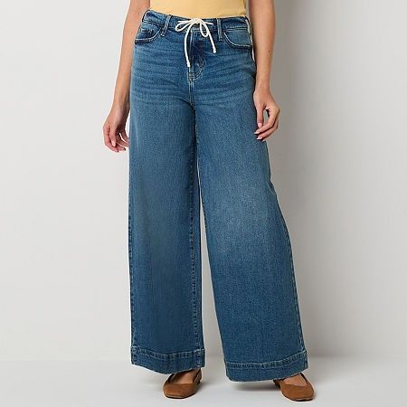 Photo 1 of A.n.a - Tall Women's Low Rise Wide Leg Jean, 8 Tall, Blue
