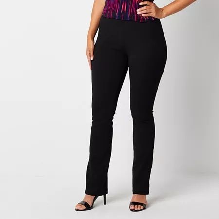 Photo 1 of Bold Elements Women's Bootcut Pull-on Pants, X-large, Black
