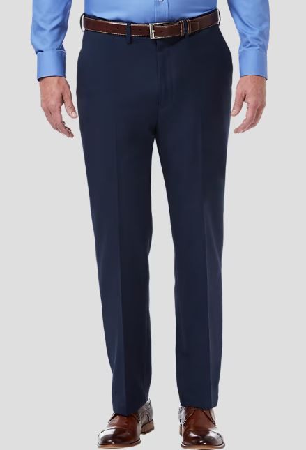 Photo 1 of Haggar Men's Comfort Performance Dress Pant Straight Fit 38x34