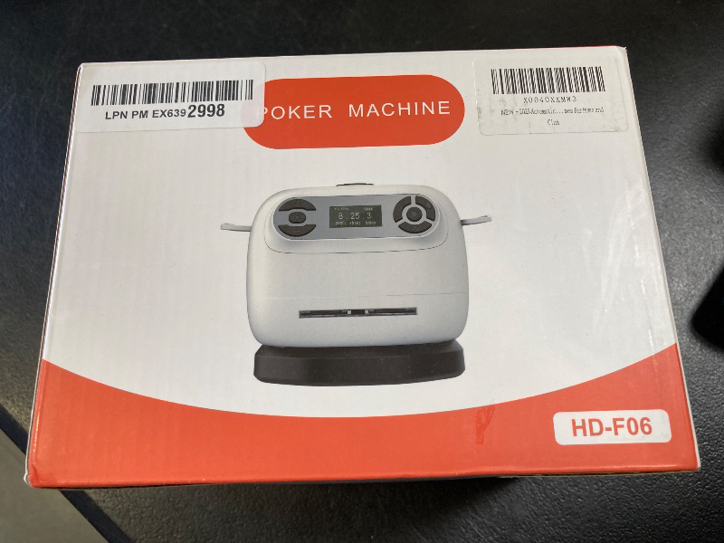 Photo 1 of 2025 Automatic Card Shuffler and Dealer Machine, 2-in-1 360°Rotating Card Dealer and Shuffler Machine, Super Quiet, Safer, Various Card Games for Home and Club-White