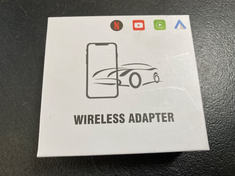 Photo 1 of Wireless Carplay Adapter, Supports Netflix, YouTube, TF Card Plug & Play, Android Auto Wireless Dongle Fits for Factory Wired Car Play Cars