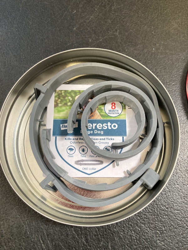 Photo 1 of Seresto Large Dog Vet-Recommended Flea & Tick Treatment & Prevention Collar for Dogs Over 18 lbs. | 8 Months Protection