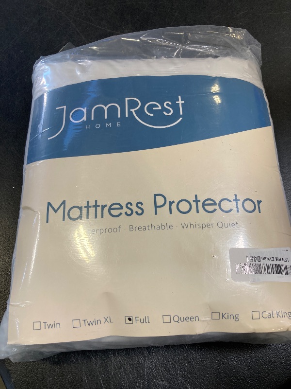Photo 1 of Full Size Quilted Fitted Mattress Pad, Waterproof Breathable Cooling Mattress Protector, Stretches up to 21 Inches Deep Pocket Hollow Cotton Alternative Filling Noiseless Mattress Cover