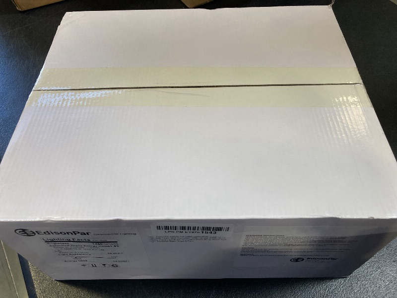 Photo 1 of EdisonPar PAR38 Full Glass Commercial Grade LED Light Bulb, 14W=120W Equivalent 1450 Lumens 20000 Hours Classic Flood Light Bulbs, Dimmable Warm White 3000K Spot 40Degree Beam Angle, 6-Pack
