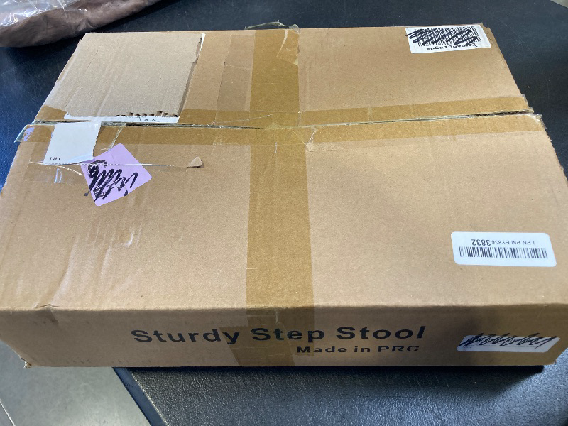 Photo 1 of Leekpai Step Stool with Handle for Adults?Seniors Heavy Duty Holds 350 lbs.Stepping Stool for Elderly Adults, Attractive Black for Kitchen