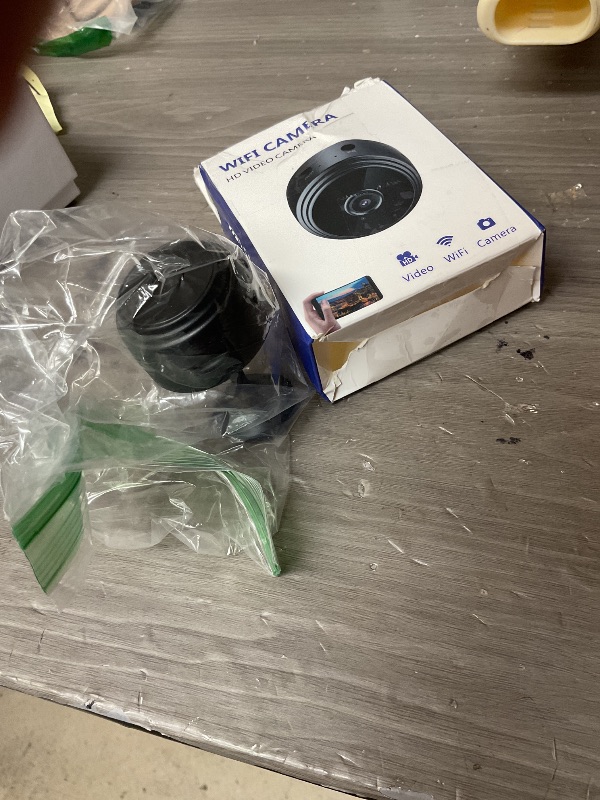 Photo 1 of Hidden Spy Camera for Home Use, Mini Security Wireless WiFi Camera, HD 1080P Indoor/Outdoor Night Vision Nanny Cam for Baby, Pets, Compatible with Smartphone, Tablets(Video Only)
