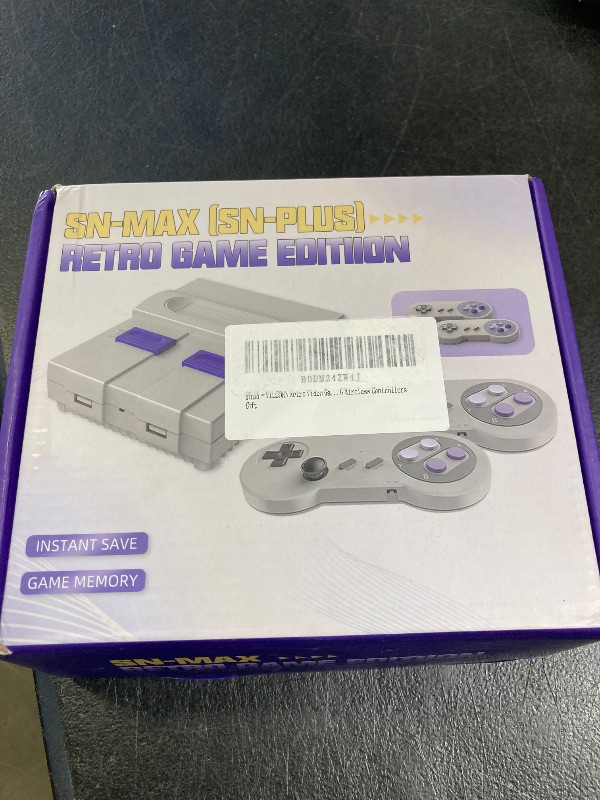 Photo 1 of Video Game Console 16Bit Super Game Machine Built in 5000 Classic Games Support HDMI 4K TV Plug Play Retro Gaming Console System with Dual Wireless Controllers Gift
