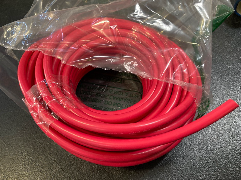 Photo 1 of 15ft Red 1/4 Inch O.D. RO Tubing at 70°F-120PSI to 150°F-60PSI NSF Certified CCK 1/4" Flexible water pipes 1/4-inch Plastic Tubing(5)
