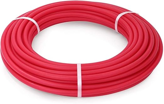 Photo 1 of 15ft Red 1/4 Inch O.D. RO Tubing at 70°F-120PSI to 150°F-60PSI NSF Certified CCK 1/4" Flexible water pipes 1/4-inch Plastic Tubing(5)
