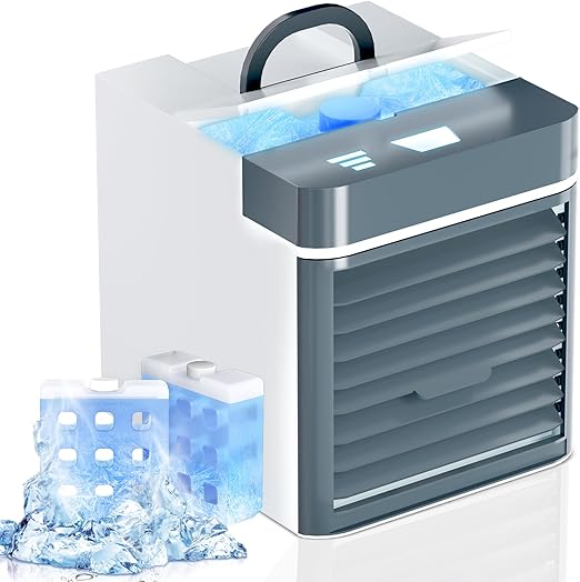 Photo 1 of Portable Air Conditioners Fan, Anti-leakage Water Mini Air Cooler with 3 Speeds, Personal Air Conditioner for Room Desk Office Home Tent(JL0902)
