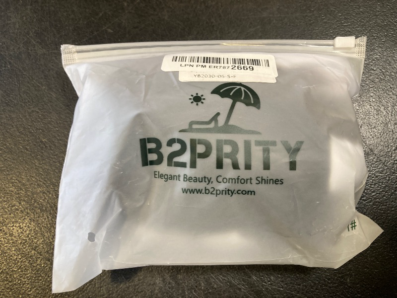 Photo 1 of B2prity Bikini Set for Women Sexy Two Piece Bathing Suit Black and White Swimwear - S