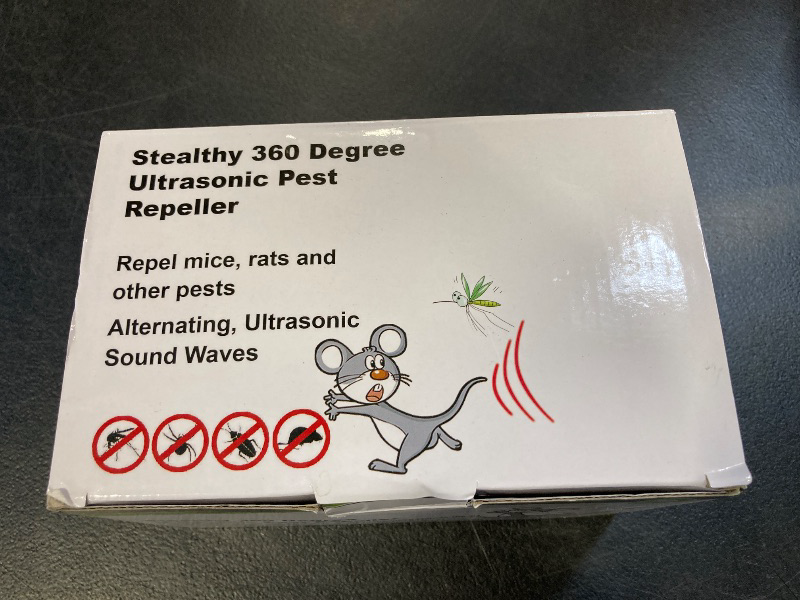 Photo 1 of 2 Pack Ultrasonic Rodent Repeller Plug-in,Indoor Electronic Device for Mice, Rats, Squirrels, Roaches, Ants, and Spiders for Home, Kitchen, Garage, Attic