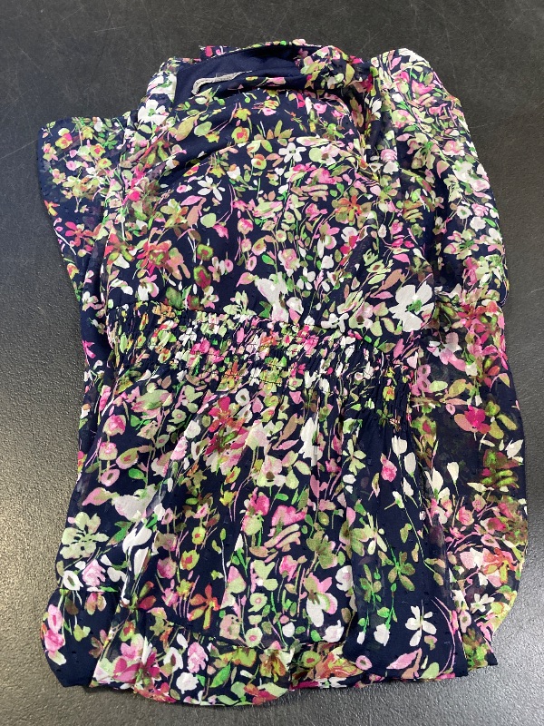 Photo 1 of Danny & Nicole Womens 3/4 Sleeve Floral Midi Fit + Flare Dress - Size 18
