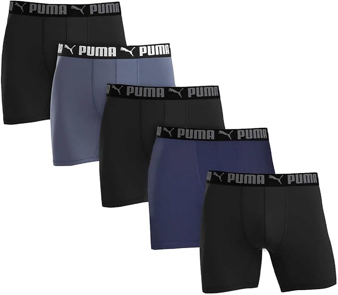 Photo 1 of Puma Men's Microfiber Boxer Brief, 5-pack - XL