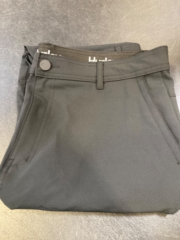 Photo 1 of Hurley Men's Black Straight Leg Pants - 34 x 34 