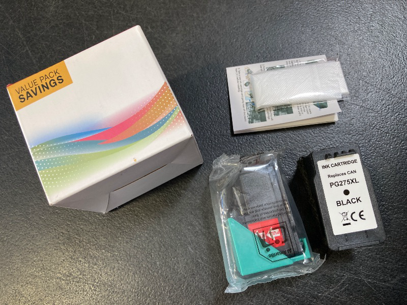 Photo 1 of 275XL Black Ink Cartridge Value Pack Replacement for Canon PG-275 XL 275 XL Ink Compatible with TS3520 TS3522 TR4720 TR4722 Printer (2 Black)