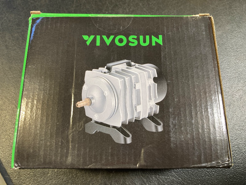 Photo 1 of VIVOSUN 317GPH Commercial Air Pump 15W 6 Outlet 20 L/Min for Aquarium and Hydroponic Systems