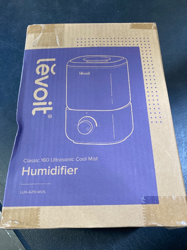 Photo 1 of LEVOIT Top Fill Humidifiers for Bedroom, 2.5L Tank for Large Room, Easy to Fill & Clean, 28dB Quiet Cool Mist Air Humidifier for Home Baby Nursery & Plants, Auto Shut-off and BPA-Free for Safety, 25H