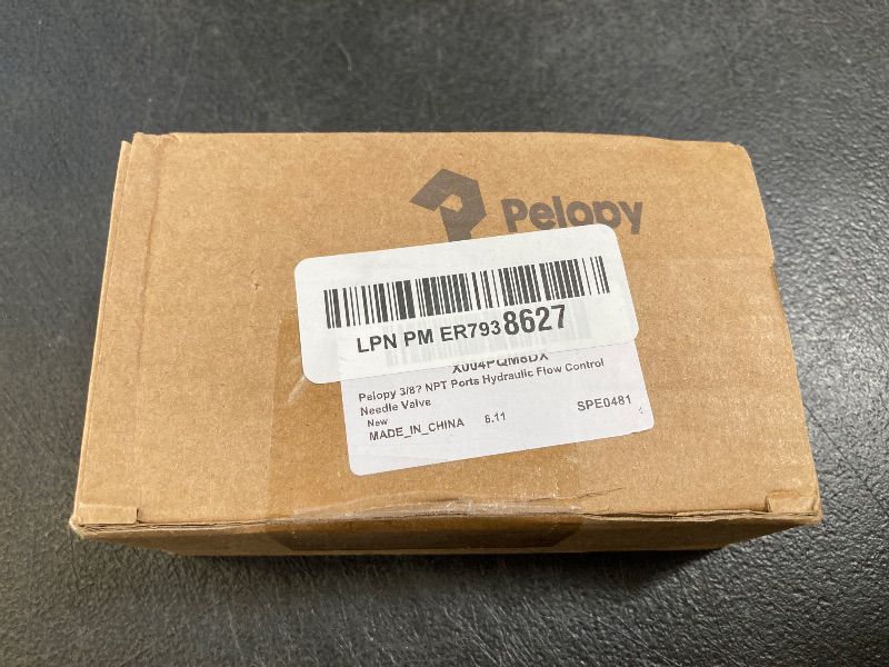 Photo 1 of Pelopy 3/8 Inch Npt Ports Hydraulic Flow Control Needle Valve Single Direction Carbon Steel Hydraulic