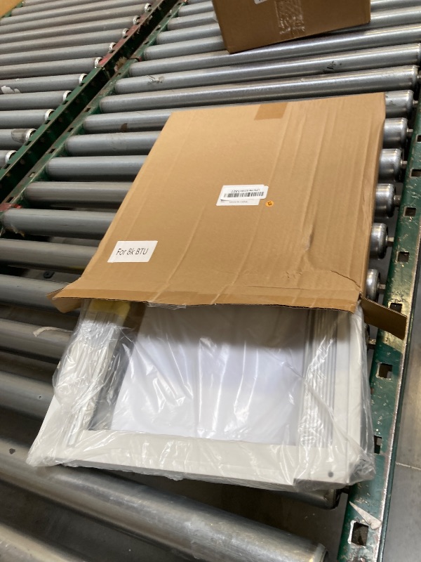 Photo 1 of LBG Products Window Air Conditioner Side Panel and Frame Set,AC Accordion Filler Kit,Fits Most 8000BTU Window Air Conditioners,AC Side Panels Frame Kit