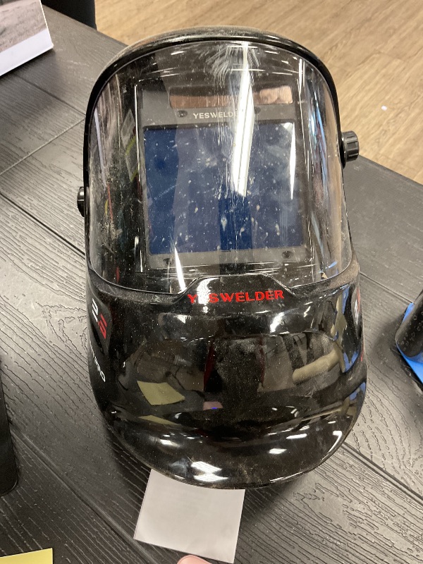 Photo 1 of  YESWELDER Auto Darkening Welding Helmet with SIDE VIEW, 180° Panoramic View, 1/1/1/1 True Color Solar Powered Welder Hood, Wide Shade 3/5-9/9-13 Welder Mask for TIG MIG ARC CUT and GRIND, LYG-Q800D 