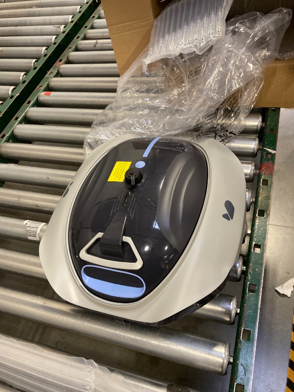 Photo 1 of  Bubot 300P Robotic Pool Cleaner, Cordless Pool Vacuum with Industry Leading Suction Power, Bluehole Tech, DirtLock Tech, Smart Sensor for Above-Ground Flat Pools up to 850 Sq.Ft, Silver 